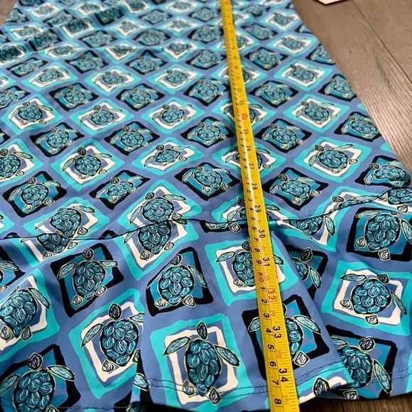 Lulu B Turtle Print Sleeveless Dress UPF 50+ NWT Size Small pickleball resort​ - Picture 6 of 10